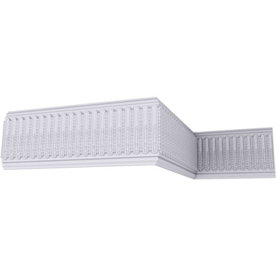 7 Moulure de chaise de temple H 7 7/8 po x P 1 3/8 po x L 94 1/2 po
