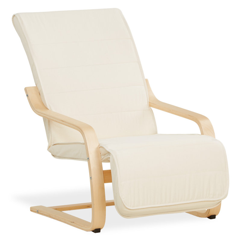 Artemisia Solid Wood Rocking Chair, Beige