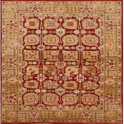 Tapis oriental jaune / rouge Francolin