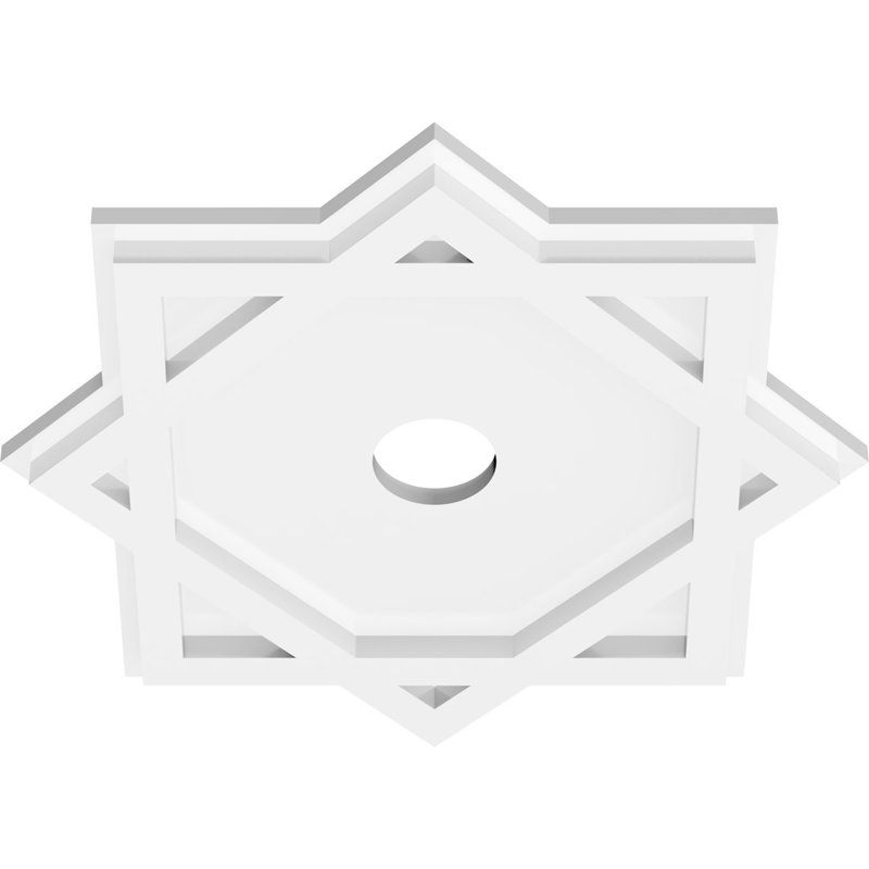 Médaillon de plafond 14 po x P 2 po x P 7 3/4 po x P 1 po Axel, H 1 po x l 14 po x P 14 po