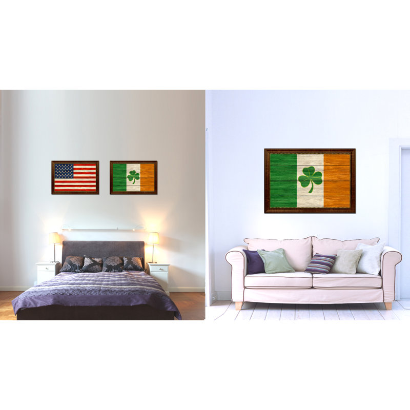 Drapeau de l'Irlande, Saint Patrick, impression de drapeau militaire 15 x 21