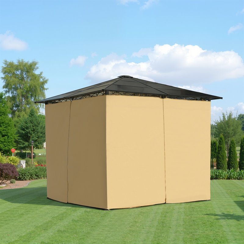 10 pi. L 10 pi. Moustiquaire en polycarbonate, Noir / Beige, Bleu