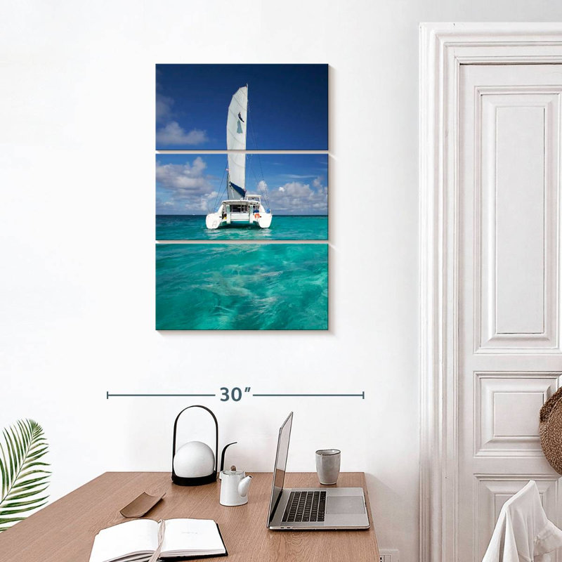 Catamaran de mer Nicci Turquoise, H 32 po x l 20 po