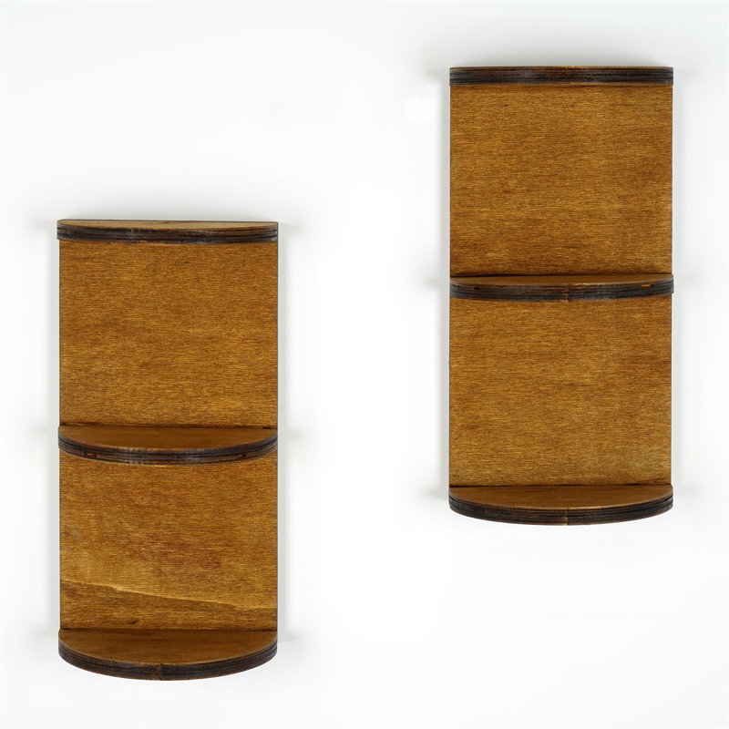 Locelso 100% PLYWOOD Floating Shelf
