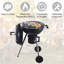ELEP Single Burner Countertop Natural Gas 200 BTU BTU Gas Grill