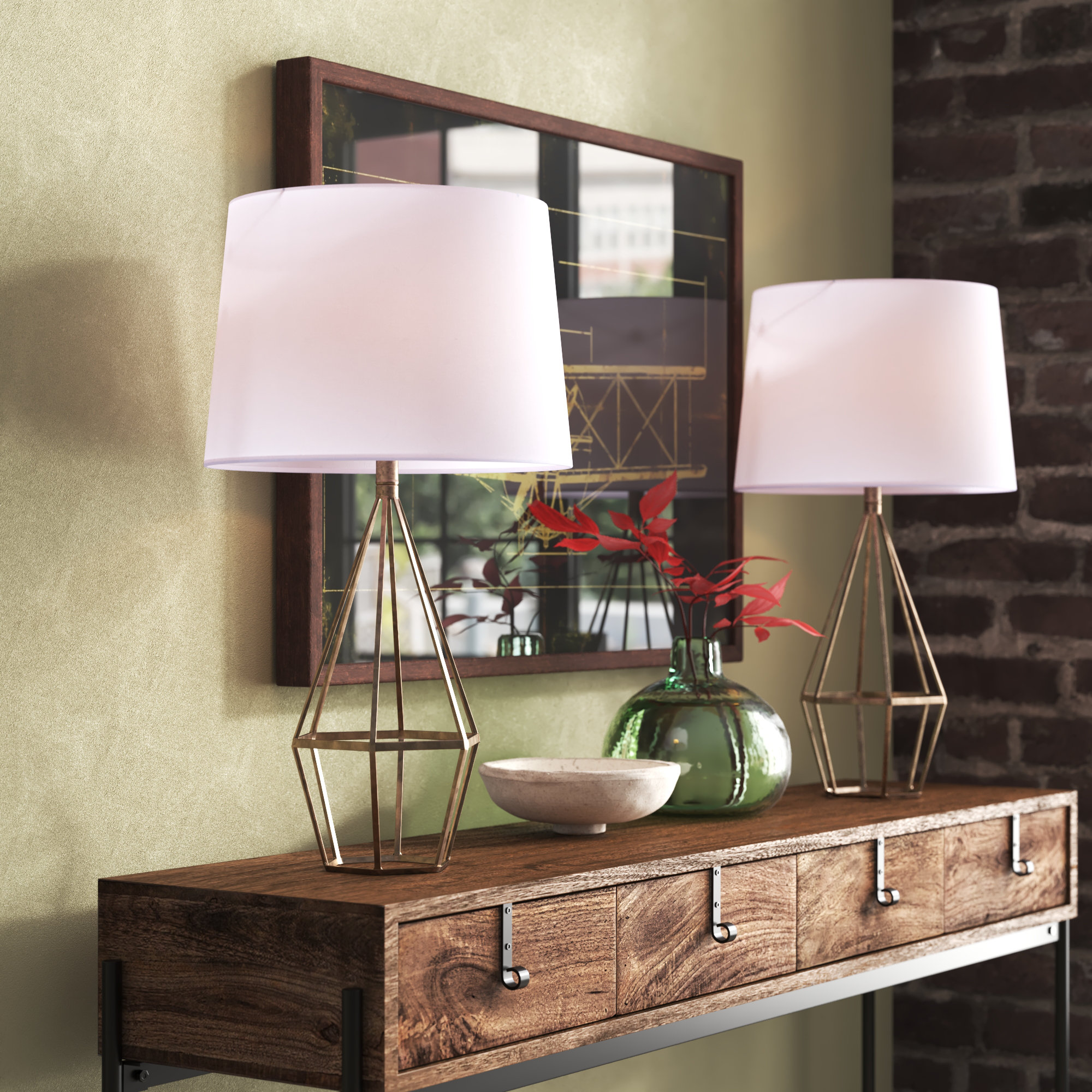 17 Stories Anchondo Metal Table Lamp & Reviews