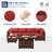 Bhairavi 6 - Person Modular Patio Conversation Set with Cushions-1023240762