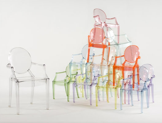 Ghost Outdoor Dining Armchair, Sky Blue