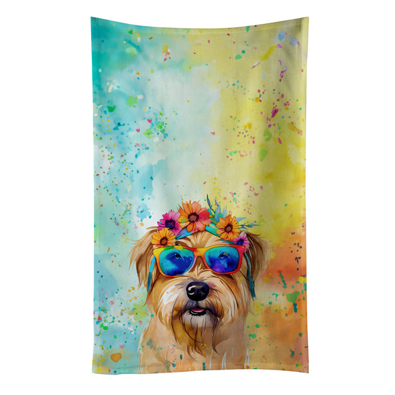 Serviette de cuisine Cairn Terrier Hippie Dawg