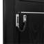 Lit double noir avec 3 armoires de rangement pour gants et ceintures, construction en bois de pin fiable, appartements pliants en noir, objets personnels, espace
