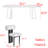 Modern rectangular solid wood dining table set-110958772