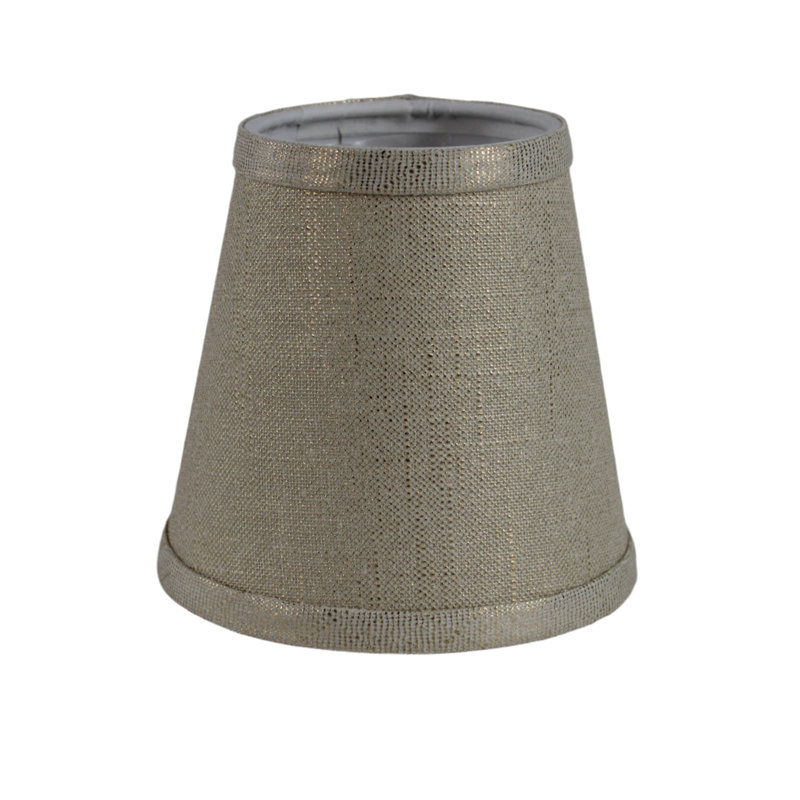 Abat-jour en lurex doré, Doré