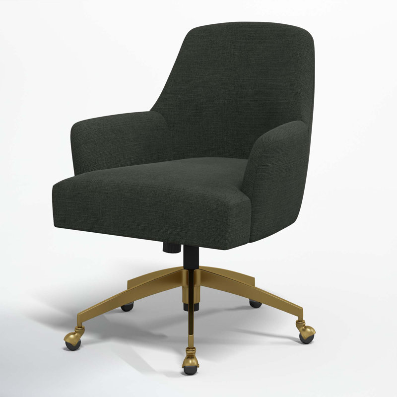 Ambau Task Chair, Classic Black Linen