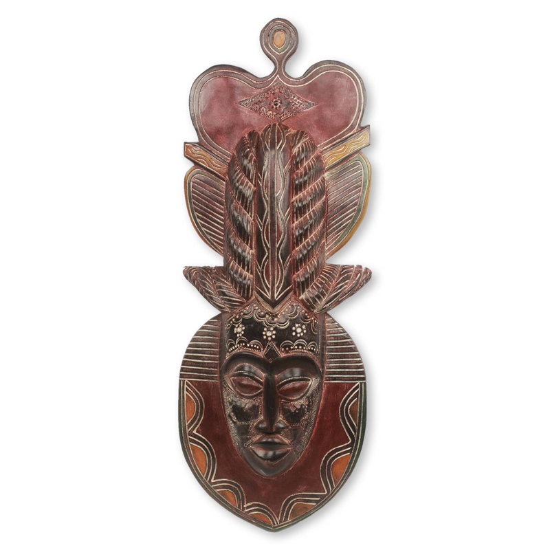 Handmade Boho People Wall Decor on Solid Wood