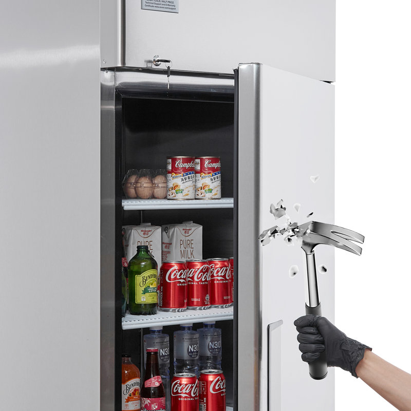 Stainless Steel 19.32 Cu.ft. Single Door Commercial Refrigerator