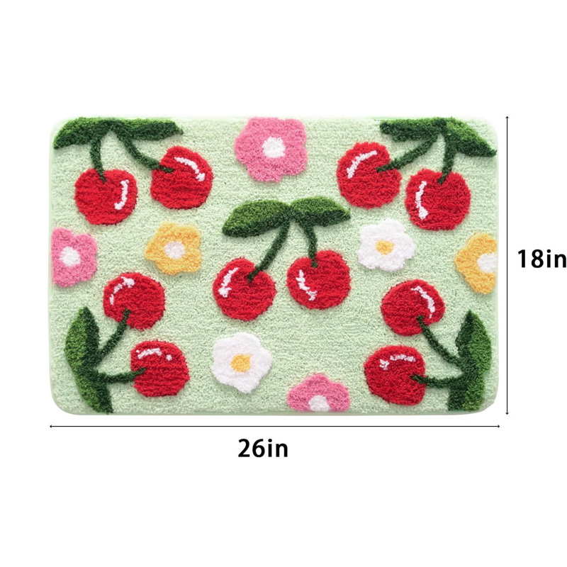 Non-Slip Bath Mat, Green