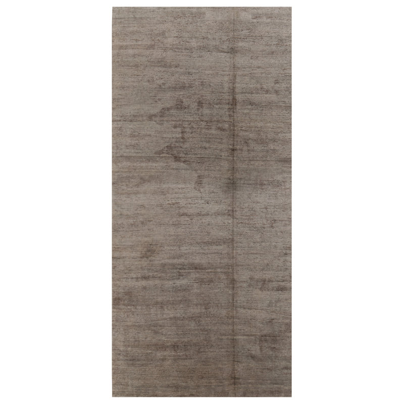 Rug & Kilim’S Modern Textural Rug In Neutral Taupe And Gray Tone-On-Tone