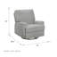 Gutshall Swivel Reclining Glider-1263410376