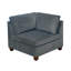Ensemble de canapé modulaire en chenille gris modulaire 6 pièces