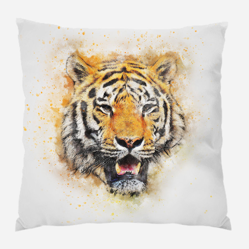  Coussin Tiger, Microsuède, Intérieur