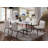 Metal Base Dining Table