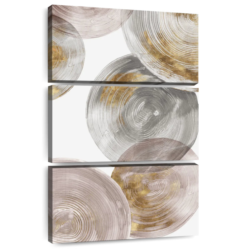 Avery Spiral Rings III, 65" H x 42" W