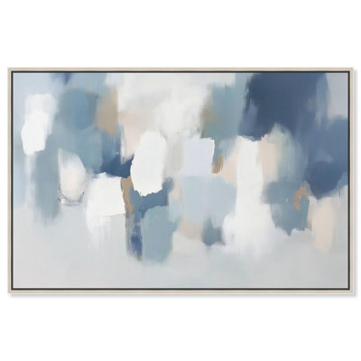 Dreaming Indigo I Canvas Blue Abstract Art by Art Remedy
