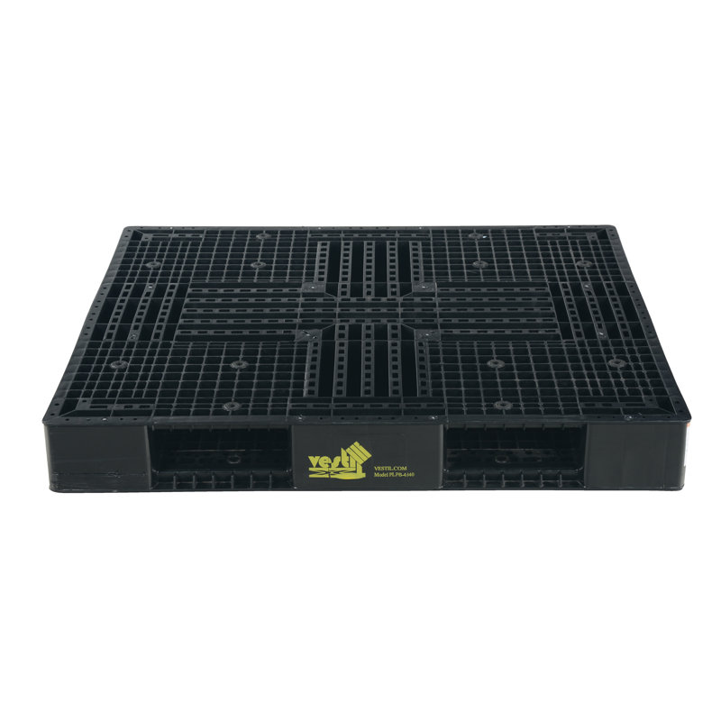 Palette verte en plastique, H 6 po x l 46,87 po x P 39,12 po, Noir