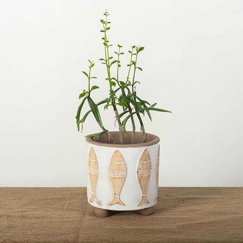 Pot à fleurs en ciment Marli
