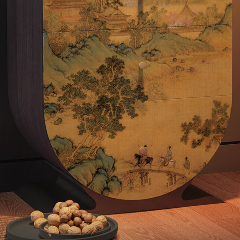 Commode de rangement rétro de style chinois