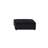 119.91 In. Length Sectional In Black Velvet With 111.74 Lb Weight And Seat 120" Pocket Coil Springs