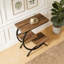 Table de bout, table d'appoint en forme de C