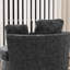 Fauteuil d'appoint en tonneau pivotant surdimensionné rembourré-894917054