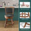 Tabouret de comptoir pivotant rembourré avec structure en bois massif-1749428907-1747121854