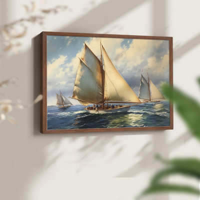 Nautical Series-CCXXXI -Framed Print - Restickable