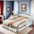 Elegant Extendable Daybed With Two Storage Drawers And Twin Size Trundle-241623531