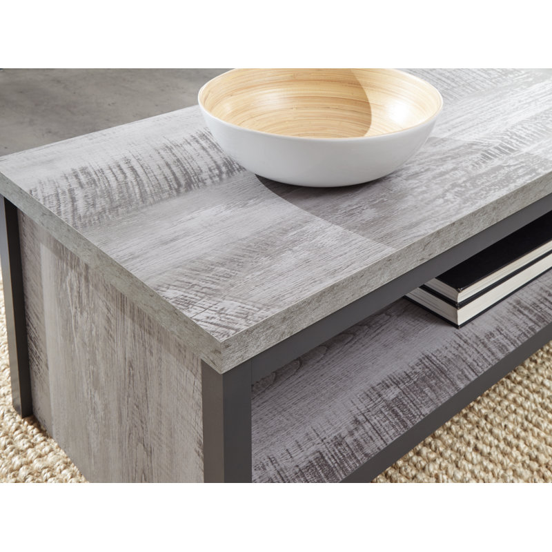 Gilcrease Sled Coffee Table with Storage