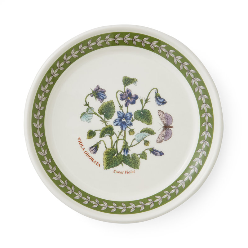 Botanic Garden Etchings Set Of 6 Bread Plates