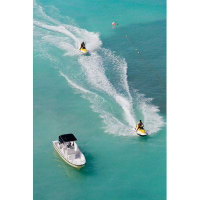 Tropical Jet Skis - Wrapped Canvas Print