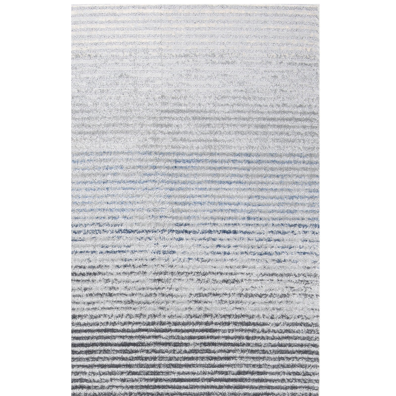 Breslin Performance Striped Rug, Square 6'7" x 6'7"