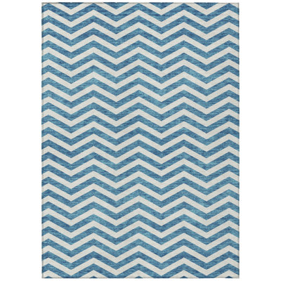 Colturo Flatweave Chevron Indoor / Outdoor Rug