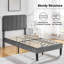 Saihan Upholstered Bed-844627277