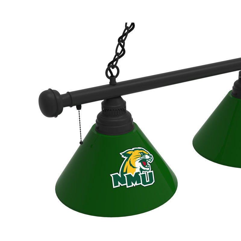3 - Light Pool Table Lights Pendant, Black, Northern Michigan University