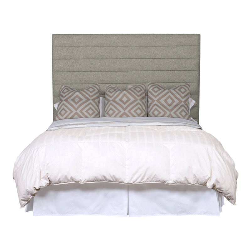 Kelsey King Upholstered Panel Headboard, Perigold Lirico Oyster