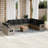 Vidaxl Garden Sofa Set Gray