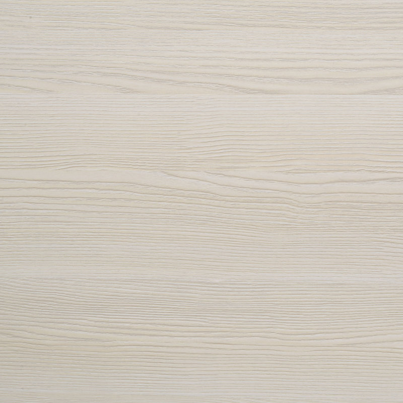 Pencho Wood Queen LED Panel Bed Natural and White, Queen