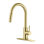 Pull Down Single Handle Kitchen Faucet With Deck Plate, Handles and Supply Lines