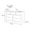 Buffet de rangement simple pour les repas
