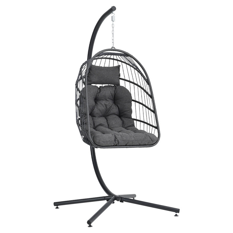 Hanging Chair with Stand and Cushion