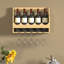 Casier à vin mural en bois massif avec porte-verres à pied-2078963753